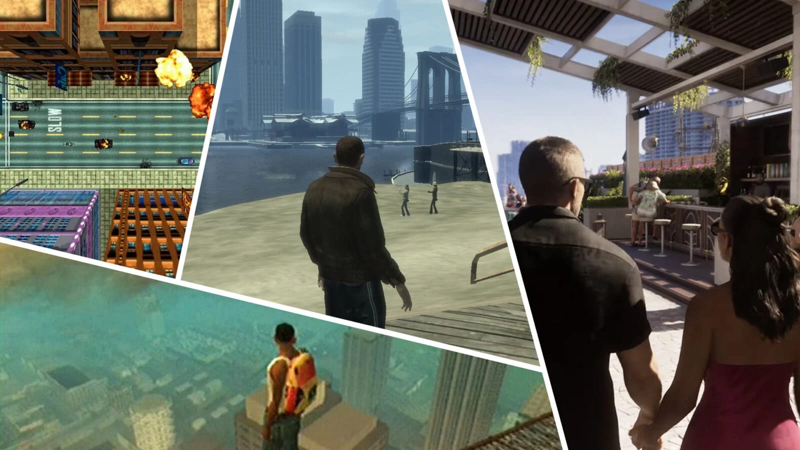 GTA : 30 ans d'évolution graphique avant GTA 6