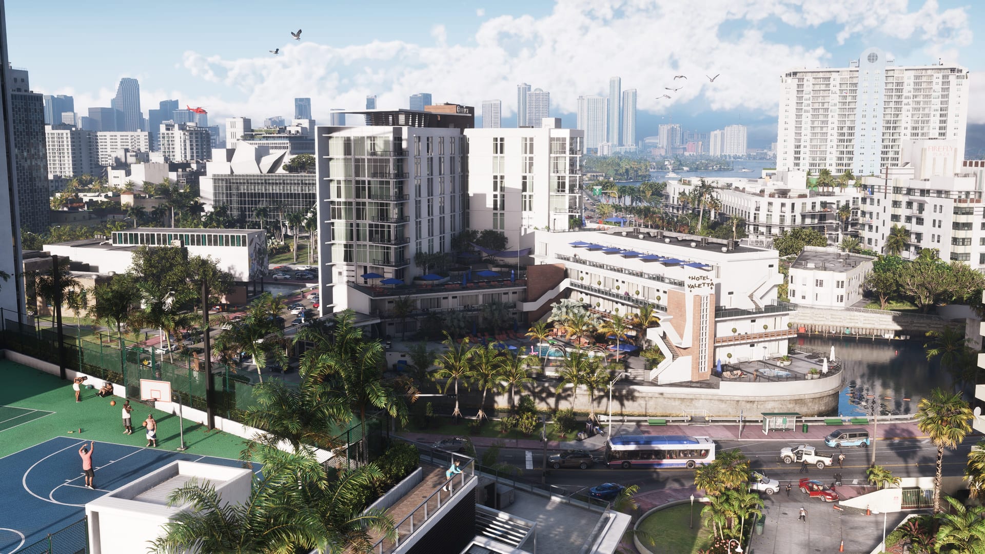 Une vue de Vice City dans GTA 6